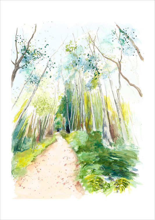 Up there, Brinksole Heath - limited edition print